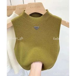 Prades Designer Sweater Pra Женщины Женщины Женщины весенняя падение с помощью буква круглая шея. Пуловая вязаная жилета рукавиц в турне