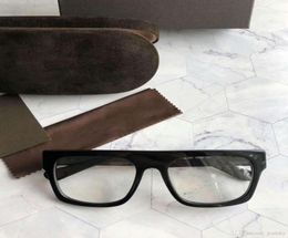 Mens 0711 Eyglasses Glasses Black Frame Clear Len Gafas de sol Fashion sunglasses glasses Eyewear New with Box8112328