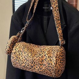 Shoulder Bags Women Leopard Print Large Capacity Bag Sexy Fashion Tote Unique Design Casual Commuter Hobo Ladies Spring