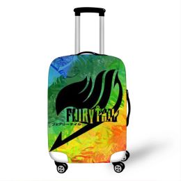 Accessories 1832 Inch Fairy Tail Natsu Luggage Cover Travel Accessories Trolley Case Baggage Protective Covers AntiDust Suitcase Cover