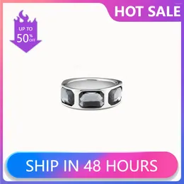 Wedding Rings 2024 Original Product Spain UNOde50 Jewellery Fashion Versatile Retro High Quality Gemstone Ring Women's Boutique Gift