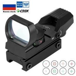 Scopes Red Dot Bk Scope De Qd Sight 11mm / 20mm Dovetail Riflescope Reflex Optics Sight for Hunting Rifle Gun Airsoft Tactical Sniper