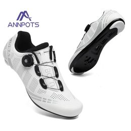 Cycling MTB Shoes with Clits Men Route Cleat Road Bike Speed Flat Sneaker Racing Women Bicycle Mountain Spd Biking Footwear 240416