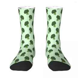 Men's Socks Broccoli Bunch Head Pattern Sock Men Women Polyester Stockings Customizable Design