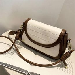 Bag Women Shoulder Small PU Leather Fashion Female Crossbody Light With Stone Pattern Youth Daily For Appointment Work