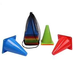 25PCS Colourful Marker Cones Soccer Agility Training Cones Football Marker Cones Price Portable Football 240407