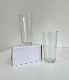 16oz Glass Pint Cup Blank Clear Wine Glasses Beer Mug16200323694801