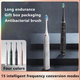 Heads Magnetic levitation induction electric toothbrush charge life long high frequency SonicWave stain removal soft brush