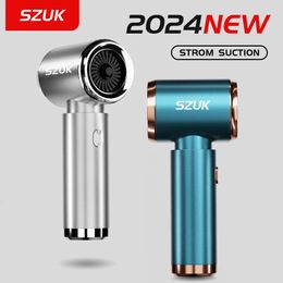 SZUK Mini Car Vacuum Cleaner Wireless Powerful Portable Cleaning Machine Handheld for Blow 2 In 1 Home Appliances 240407