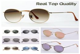 2019 Womens men sunglasses sun glasses mens sunglases lentes round metal model top quality UV400 Glass lenses5893969