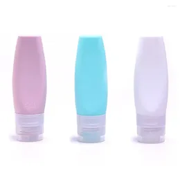 Storage Bottles Toiletry Leak Proof Silicone Travel Refillable Liquid Accessories Shampoo Conditioner Lotion Body Wash