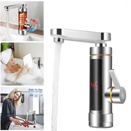 Kitchen Faucets Smart & Cold Water Thermostatic Faucet 360 Degree Rotating Tankless Quick Heating UK EU AU Tools