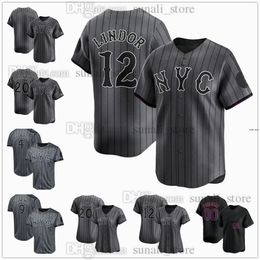 2024 City Connect Baseball Jerseys 12 Francisco Lindor 20 Pete Alonso 9 Brandon Nimmo 4 Francisco Alvarez 39 Edwin Diaz 34 Kodai Senga Jeff McNeil 22 Brett Baty Edition