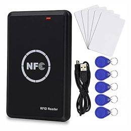 Control Smart Access Control Card Copier Black RFID Reader Writer 125Khz Card Duplicator NFC Tag