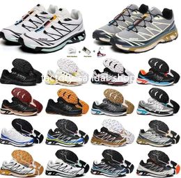 Designer Salo Running Solomon XT6 Snowcross Cs Speed Cross LAB Black Yellow Three White Collision Hiking Outdoor Shoes Recreational Sports Sneakers RTEN