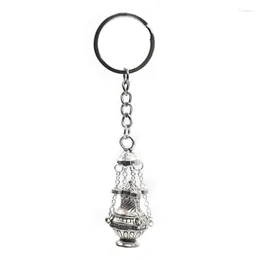 Decorative Figurines Christian Incense Burners Keychain Pendant Religious Keyring