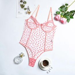 Bras Sets Transparent Mesh Sexy Women Underwear Ultra Thin Underwire Set Push Up Lace Lingerie Outfit 2024 Ropa Interior Para Mujeres