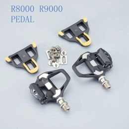 Lights Road Bike Selflocking Pedal Racing Bicycle Foot Hold Ultralight Nylon Bearing SPDSL Cleats Pedals For SHIMANO R8000