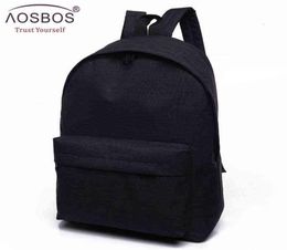 Women Men Male Canvas black Backpack College Student School Backpack Bags for Teenagers Mochila Casual Rucksack Travel Daypack9550110