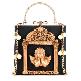 Bags New Luxury Angel Female Handbags Fashion Pearl Women Bag Cross Body Brand Leather Women Shoulder Bag Ladies Hand Bags Sac A Main