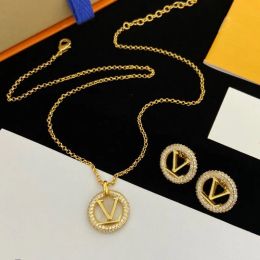 Женские дизайнерские серьги ожерелье с полным бриллиантом