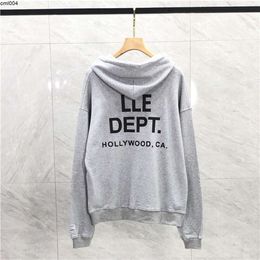 Mens Hoodies Sweatshirts Designer American Sweater Fashion Multicolor Basic Double Cotton Womens Loose Long Sleeve Printed Tops