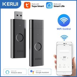 Control Kerui Tuya Wifi Ir Remote Control for Air Conditioner Tv Smart Home Infrared Universal Remote Controller Alexa Google Home