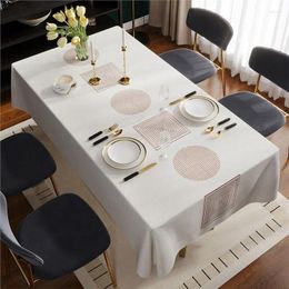 Table Cloth A64 Style High-quality Printed Tablecloth High-end Light Luxury Waterproof Oil-proof Anti-scalding Wash-free PVC Simpl
