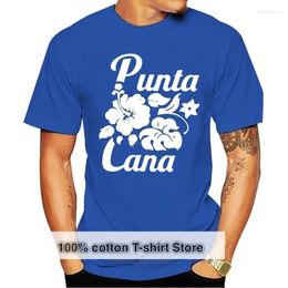 Men's Suits NO.2A1123 Cotton O-neck Custom Printed Men T Shirt Punta Cana Vacation Tshirt Women T-Shirt