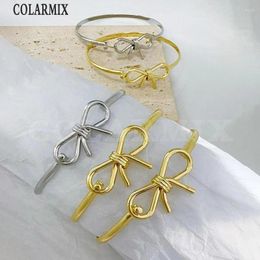 Bangle 3Pcs Retro Metallic Classic Design Women Jewellery Cute Bow Bracelet Fashion Lovely Gift 40352