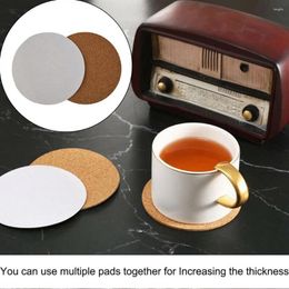 Table Mats 60pcs Self-Adhesive Cork Coasters Backing Sheets For DIY Decorative Gadgets Kitchen Dining And Bar