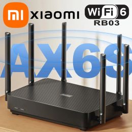 Routers Xiaomi Redmi Ax6s Router 3200 Mbps 2.4g 5ghz Mesh Wifi6 256mb Signal Amplifier Wifi Repeate Networking Extender Mumimo Parallel