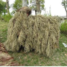 Footwear Photography Withered Grass Clothes Hunting Cloak Ghillie Suit Ghillie Clothes Camouflage Hunter Outdoor Jungle Hunting Poncho