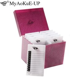 10/5 Layers False Eyelashes Storage Box Acrylic EyeLash Glue Pallet Lash Holder Makeup Organizer for Lash Extension Supplies 240407