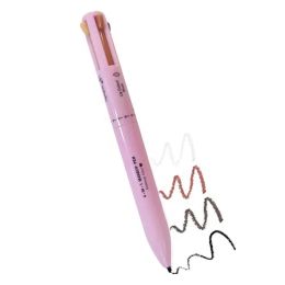 Enhancers 4 in 1 Makeup Pen Highlighter EyeLiner Eyebrow Pencil LipLiner Waterproof Multifunctional Makeup Pencil for Travel Gift for Girl