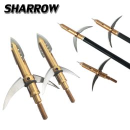 Accessories 6/12pcs Fishing Blade Arrowhead Arrow Tips Bowfishing Broadhead Archery Hunting Alloy Steel Bow And Arrow Archery Accessroies