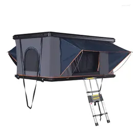 Tents And Shelters Camping Folding Truck Rooftop Tent 1-2 Person Large Hard Aluminium Shell Car Outdoor Adventure