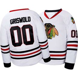 Hockey Jerseys Embroidered clothing hockey jersey size 00 white movie ice hockey jersey for men