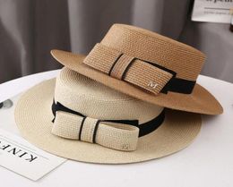 Summer Sun Visors Women Hat Bowknot M Straw Cap Lady Travel Flat Fashion Fisherman Basin Caps Beach Hats93869692345505