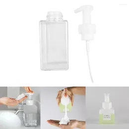 Liquid Soap Dispenser 1 Pcs 450ml Foam Foaming Pump Empty Square Bottle Plastic Pumps For Travel Cleaning Packaging