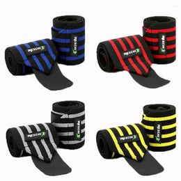 Wrist Support Gym Weightlifting Elastic Brace Stripe Bracers Wristband Bandages Wraps