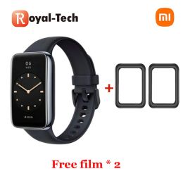 Armbänder Xiaomi Mi Band 7 Pro Smart Armband Amoled Screen GPS Blut Sauerstoff Fitness Tracker Gesundheitsmonitor wasserdichte Miband 7 Pro