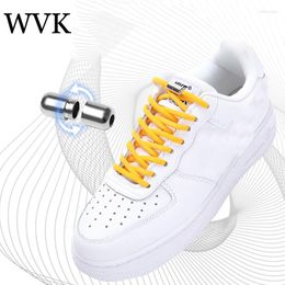 Shoe Parts Elastic No Tie Shoelaces Semicircle Laces For Kids And Adult Sneakers Shoelace Quick Lazy Metal Lock Strings