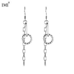 Imi Street Earrings Mens Fashion Personality Single Simple Fishhook Net Red Temperament Ye036