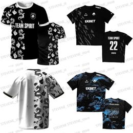 T-shirts Men's Mens T-shirt Team Spirit Jerseys Collection the World 12 Game Player Uniform Clothing Men Tops Printing T-shirts Fans Ts T240325