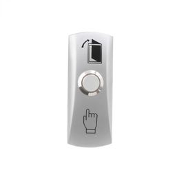 2024 Zinc Alloy Gate Door Exit Button for Door Access Control System - Premium Quality Door Push Exit Switch for Convenient Door Release for