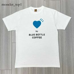 Men's T-shirts Designer Good Quality Blue Heart Human Made Summer Limited Fashion T-shirt Men Human Make Oversized Women T Shirt Cotton Tee Mens Clothing 2900