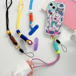 Universal Clone Phone Lanyards 조정 ID 배지 홀더를위한 다채로운 폴리 에스테르 스포츠 Wrislet Lanyards 스트랩