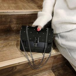 Drawstring Female 2024 Korean Version Of The Wild Small Square Bag Rhombus Diamond Messenger Girl Shoulder