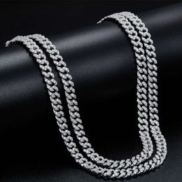 Sale 6mm Single Row Vvs Diamond Chain S925 Silver Gra Moissanite Cuban Link Necklaces Bracelets Women Man Fine Jewelry